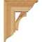 Ekena Millwork Westlake Traditional Rough Sawn Bracket w/ Offset Brace, Western Red Cedar, 8"W x 18"D x 22"H BKT0806X18X22WTL01RWR - alternate 4